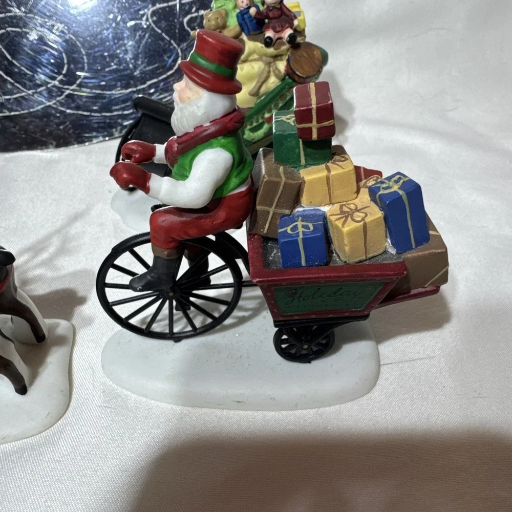 Lot of Christmas Village Santa Miniature Accessories Dept‎ 56 Hallmark READ